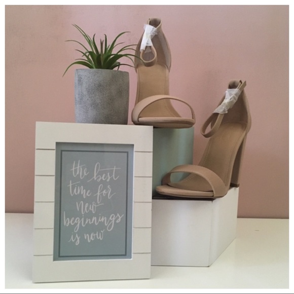 Charlotte Russe Shoes - Charlotte Russe Nude Dress Sandals